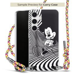 New Carry Case Transparent Stoff colourful/silber