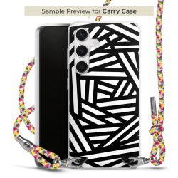 New Carry Case Transparent Stoff colourful/silber