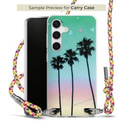 Carry Case Transparent Fabric colourful