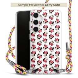 New Carry Case Transparent Stoff colourful/silber