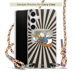 Carry Case Transparent Fabric colourful