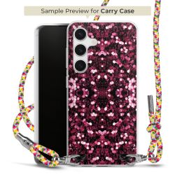 Carry Case Transparent Fabric colourful