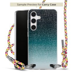 New Carry Case Transparent Stoff colourful/silber