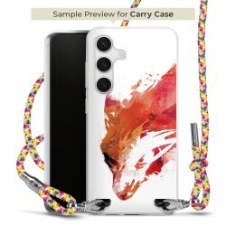 Carry Case Transparent Fabric colourful