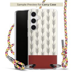 New Carry Case Transparent Stoff colourful/silber