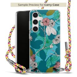 Carry Case Transparent Fabric colourful