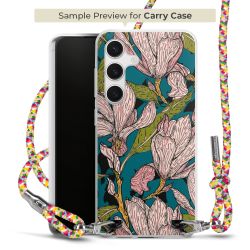 Carry Case Transparent Fabric colourful