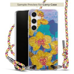 New Carry Case Transparent Stoff colourful/silber