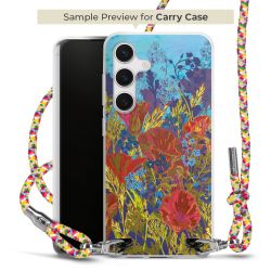 Carry Case Transparent Fabric colourful