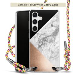 Carry Case Transparent Fabric colourful