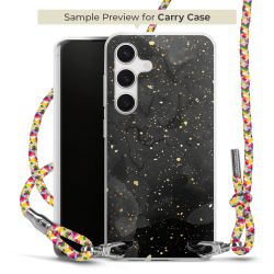 New Carry Case Transparent Stoff colourful/silber