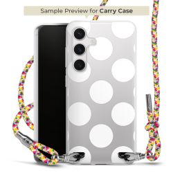 New Carry Case Transparent Stoff colourful/silber