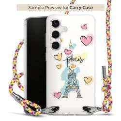 Carry Case Transparent Fabric colourful