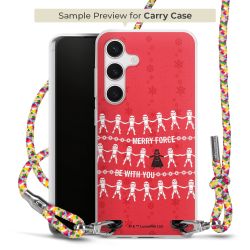 Carry Case Transparent Fabric colourful