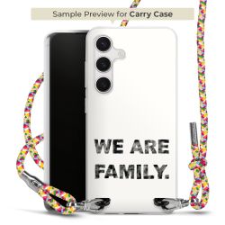 New Carry Case Transparent Stoff colourful/silber