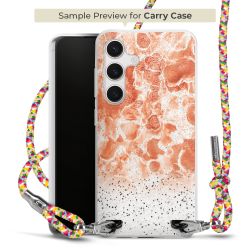 Carry Case Transparent Fabric colourful