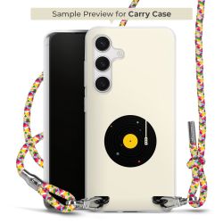 New Carry Case Transparent Stoff colourful/silber