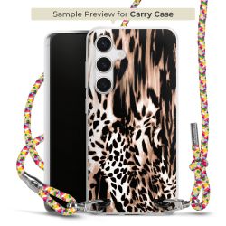 Carry Case Transparent Fabric colourful