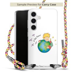 New Carry Case Transparent Stoff colourful/silber