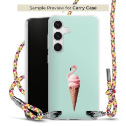 Carry Case Transparent Fabric colourful