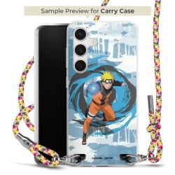 New Carry Case Transparent Stoff colourful/silber