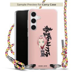 Carry Case Transparent Fabric colourful