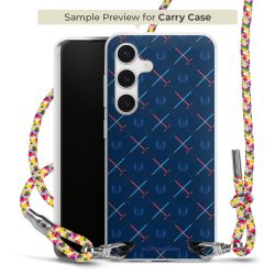 Carry Case Transparent Fabric colourful