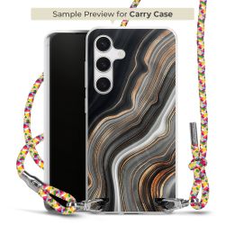 Carry Case Transparent Fabric colourful