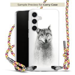 New Carry Case Transparent Stoff colourful/silber