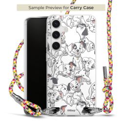 Carry Case Transparent Fabric colourful