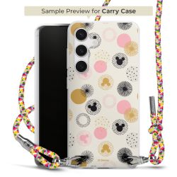 New Carry Case Transparent Stoff colourful/silber