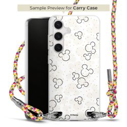 Carry Case Transparent Fabric colourful