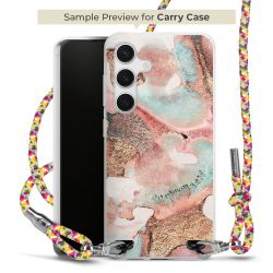 Carry Case Transparent Fabric colourful