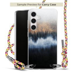 Carry Case Transparent Fabric colourful