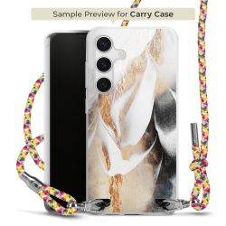 New Carry Case Transparent Stoff colourful/silber