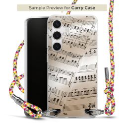 New Carry Case Transparent Stoff colourful/silber