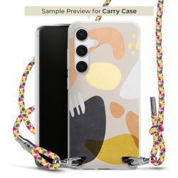 Carry Case Transparent Fabric colourful