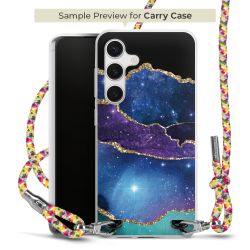 Carry Case Transparent Fabric colourful