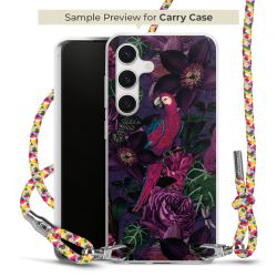 Carry Case Transparent Fabric colourful