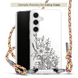 Carry Case Transparent Fabric colourful