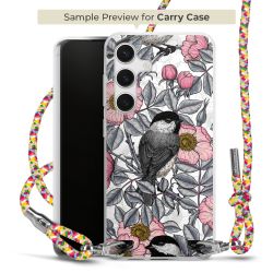 Carry Case Transparent Fabric colourful