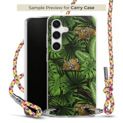 Carry Case Transparent Fabric colourful