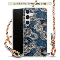 Carry Case Transparent Fabric colourful