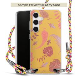 New Carry Case Transparent Stoff colourful/silber