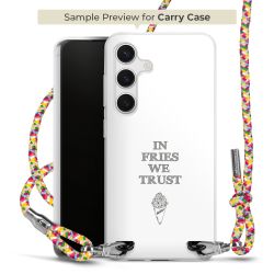 New Carry Case Transparent Stoff colourful/silber