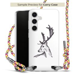 New Carry Case Transparent Stoff colourful/silber