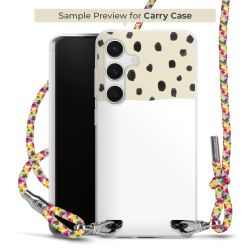 Carry Case Transparent Fabric colourful