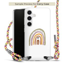 Carry Case Transparent Fabric colourful