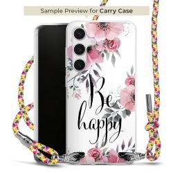 New Carry Case Transparent Stoff colourful/silber