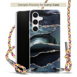 Carry Case Transparent Fabric colourful